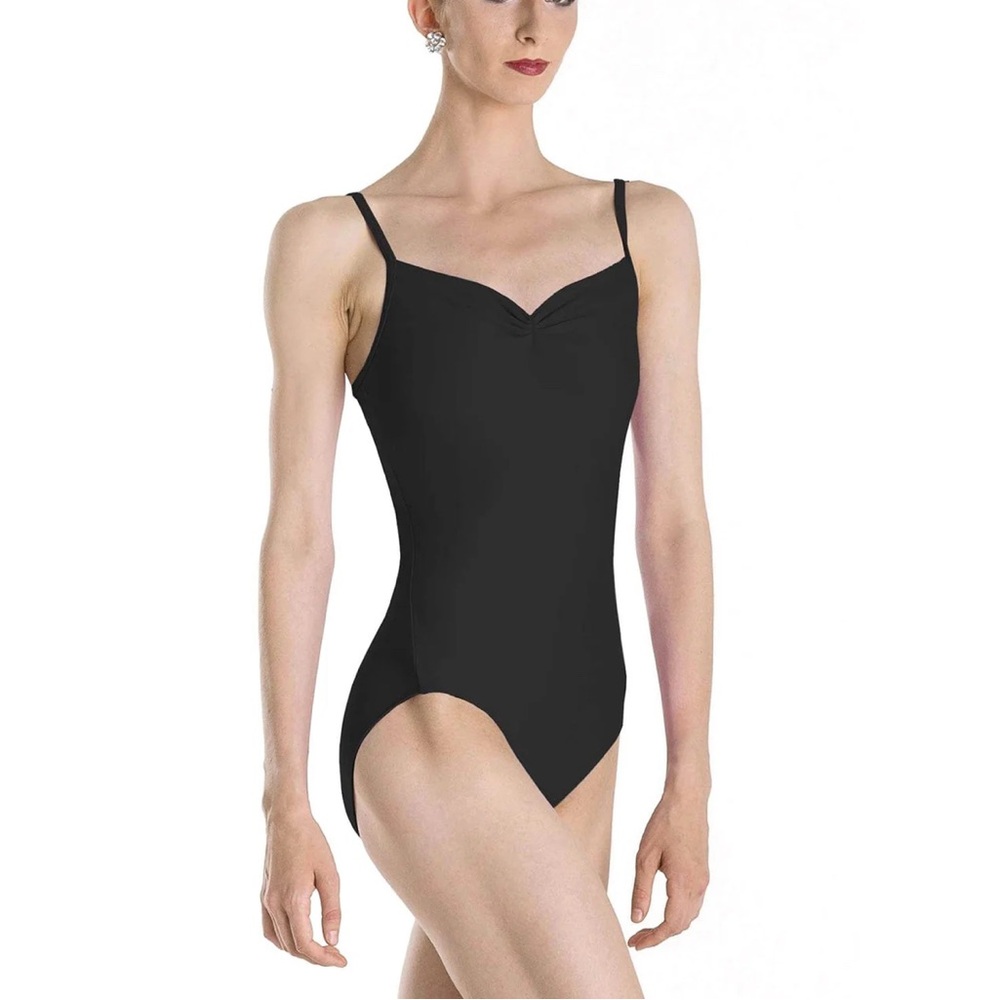 Capezio Black Leotard with Spaghetti Straps